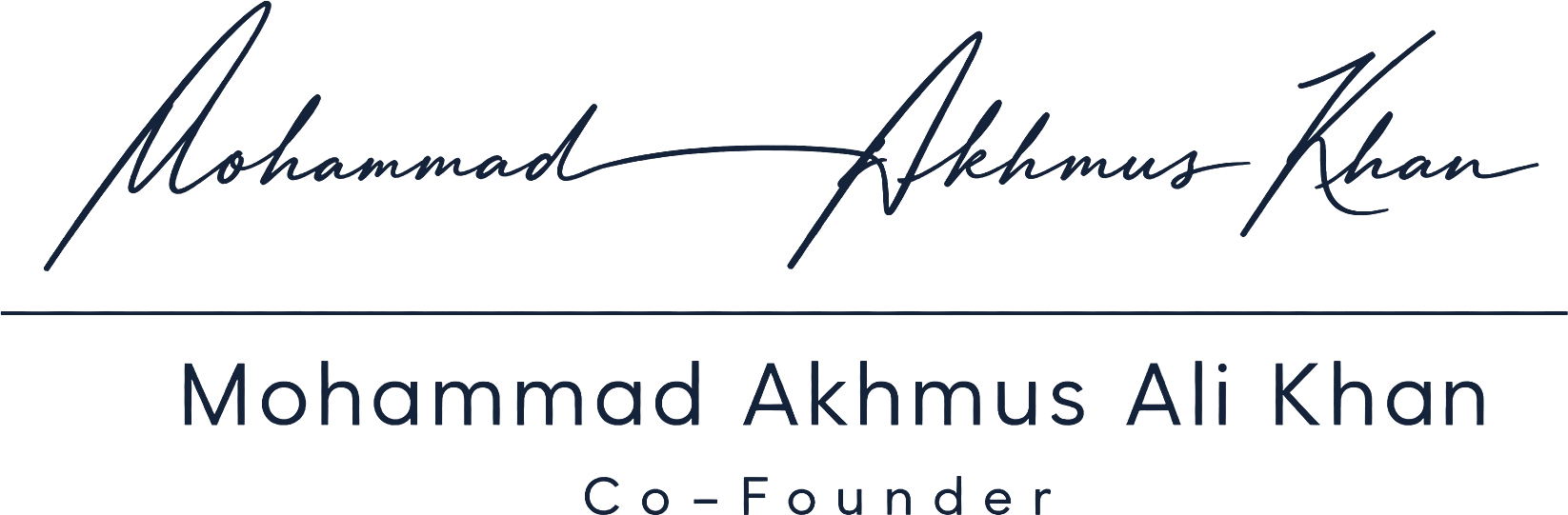 Mohammad Akhmus Ali Khan, Co-Founder